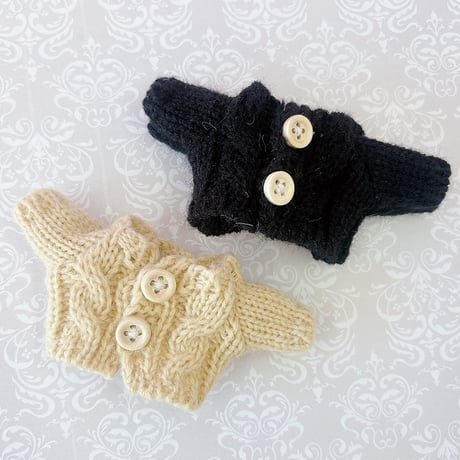 ぬい服　ぬいぐるみ用ボタン付きセーター【10~15cm用】【推し活グッズ】