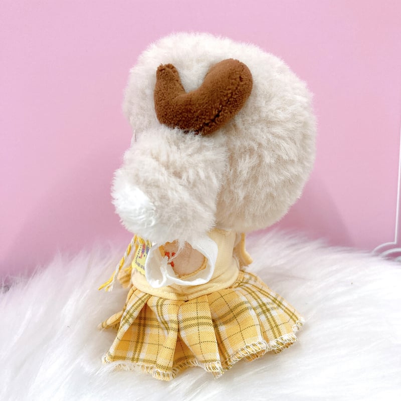 ぬい服】シャツ&チェックスカートセット 10cm用 | G.triGer