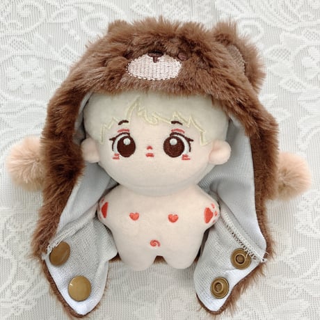【ぬい服】ぬいぐるみ用着ぐるみ(くま・パンダ)/10cm用【推し活グッズ】