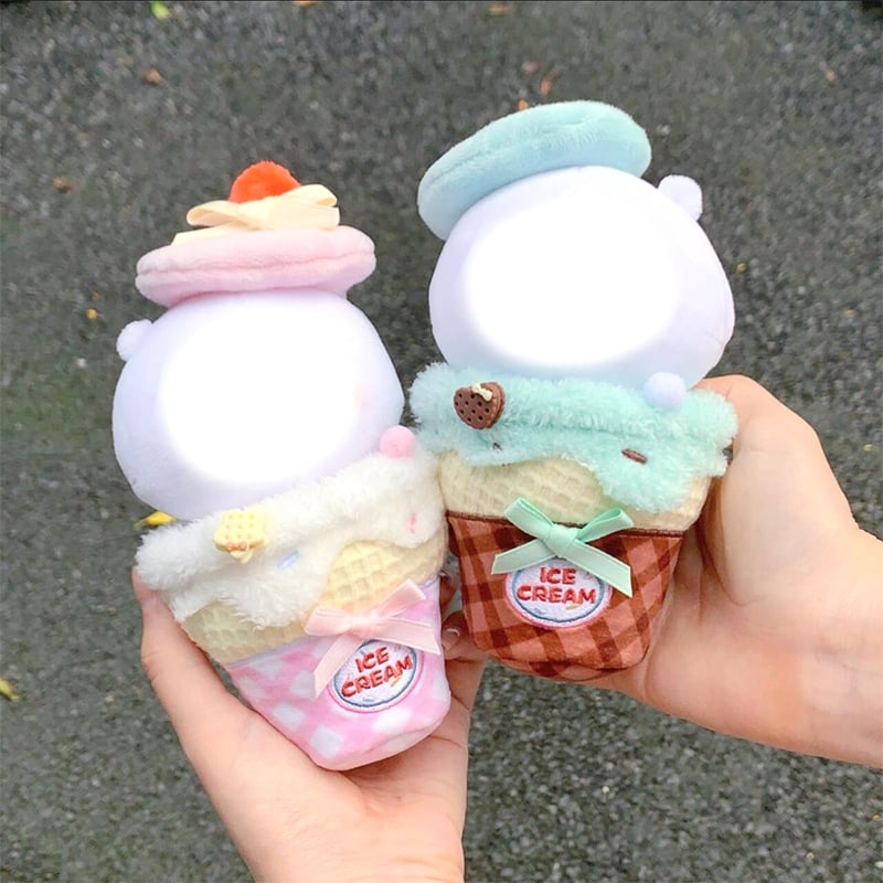 めーぃ　ぬい服　アイスクリーム ぬい服】ぬいぐるみ用アイスクリーム着ぐるみ 10cm用【推し活グッズ