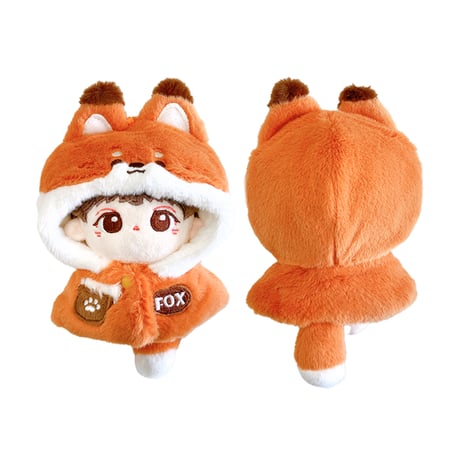 ぬい服　もこもこアニマル着ぐるみ　10cm用【推し活グッズ】