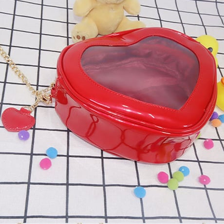 ハート型ぬいぐるみ痛バッグ【推し活グッズ】