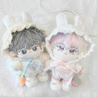 【ぬい服】ぬいぐるみ用うさ耳着ぐるみ・ うさ耳シューズ・バッグセット 【20cm 用】【推し活グッズ】