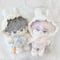 【ぬい服】ぬいぐるみ用うさ耳着ぐるみ・ うさ耳シューズ・バッグセット 【20cm 用】【推し活グッズ】