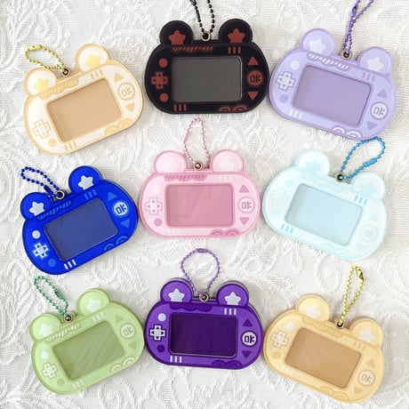 推し活グッズ ゲーム機型アクリルフレームキーホルダー