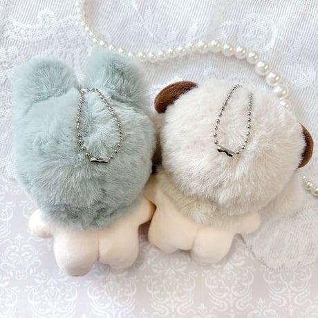 【MANCOTTON】10cm無属性ぬいぐるみ【ふわふわケモ耳】