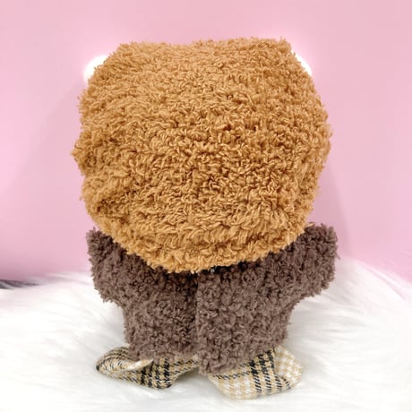 【ぬい服】10cmぬいぐるみ用 ふわもこ ラテカラーコーデセット
