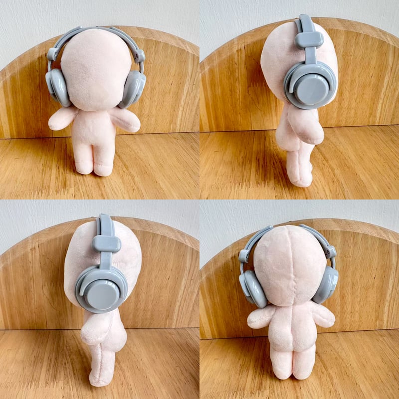10〜15cmドール・ぬいぐるみ用 ミニチュアヘッドホン | G.triGer