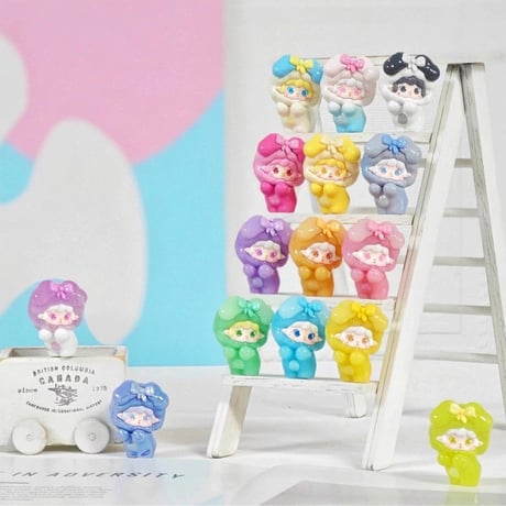 yooki Candy Boom ブラインドボックス 4個入り アートトイ ミニフィギュア シークレット