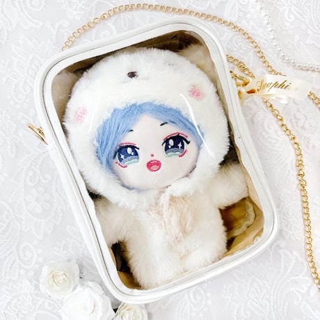 【Seraphim】フェイクレザーぬいバッグ(20cm用)