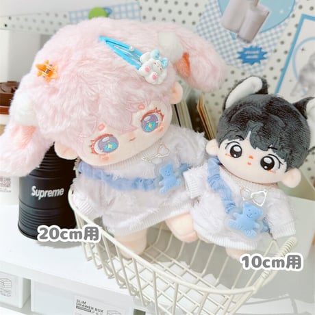 【ぬい服】ぬいぐるみ用スウェット & アクセサリーセット 【10~15cm用】