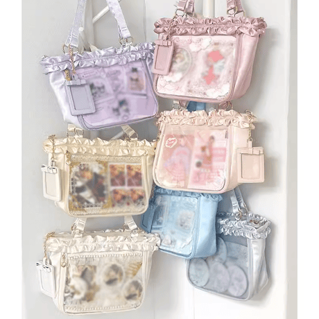 【FUYUUNEKO】カードケース付きフリル痛バッグ milk dolly【推し活グッズ】