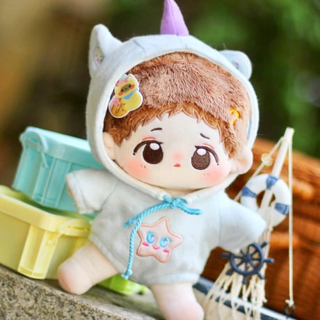 【ぬい服】ぬいぐるみ用耳付きパーカー 10cm 用【推し活グッズ】