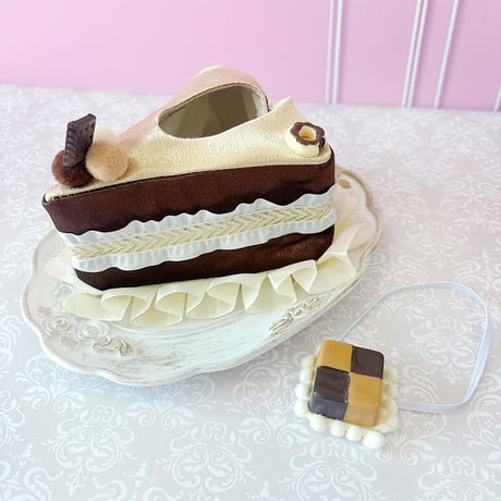 ぬい服　ショートケーキ型ぬいぐるみ用着ぐるみ　10cm用【推し活グッズ】