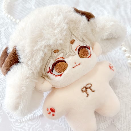 【MANCOTTON】10cm無属性ぬいぐるみ【ふわふわケモ耳】