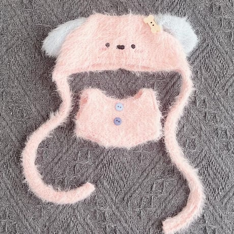 ぬい服　ぬいぐるみニット帽&着ぐるみセット　10cm用【推し活グッズ】