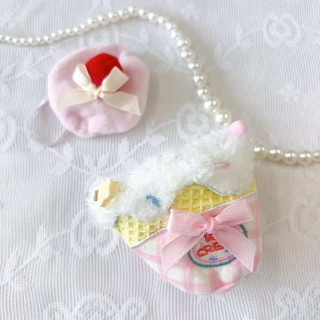 【ぬい服】ぬいぐるみ用アイスクリーム着ぐるみ　10cm用【推し活グッズ】