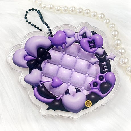 【G.triGerオリジナル 推し活グッズ】缶バッジ用アクリルフレーム 【ぷっくり】58mm用