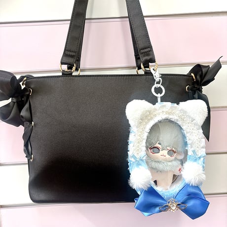 【G.triGerオリジナル】猫耳付きデコレーションぬいポーチ【ぬいバッグ,ぬいポーチ】【推し活グッズ】