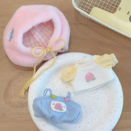 【ぬい服】フルーツぬい服 10cm用