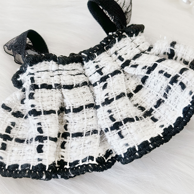 ぬい服】 ぬいぐるみ用ツイードワンピース 【10~15cm用】【推し