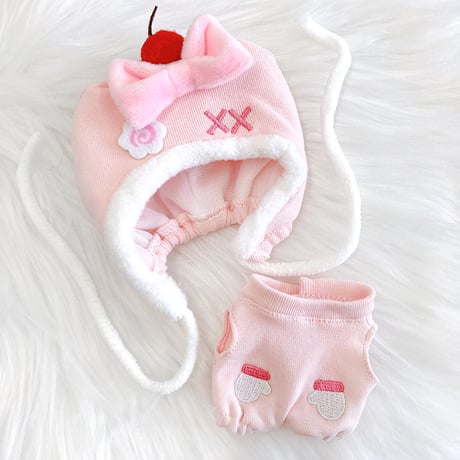 【ぬい服】着ぐるみキャップ&服セット【10cm用】【推し活グッズ】