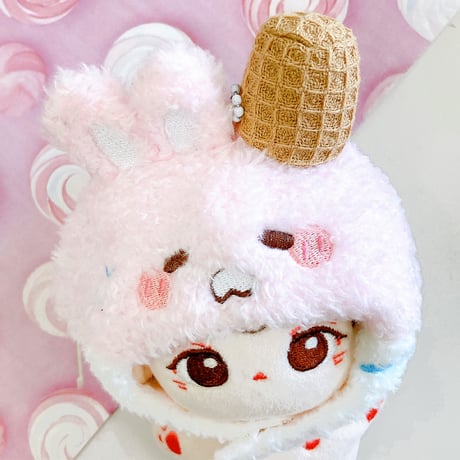 【ぬい服】ぬいぐるみ用着ぐるみキャップ 10cm用【推し活グッズ】