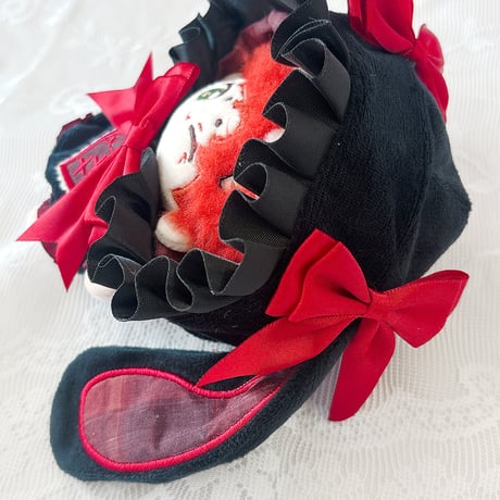 ぬい服　ぬいぐるみ用チェック柄うさ耳着ぐるみ【10~15cm用】【推し活グッズ】