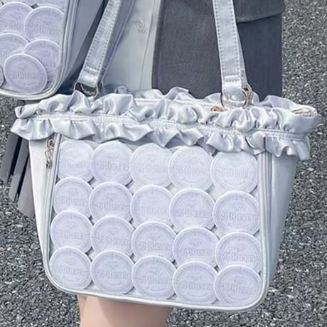 【FUYUUNEKO】カードケース付きフリル痛バッグ milk dolly【推し活グッズ】