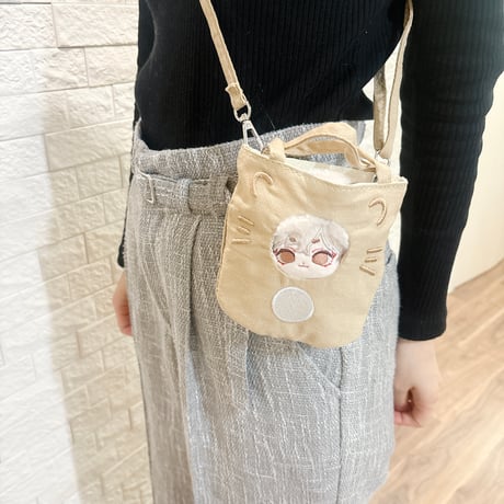ぬい服　刺繍入りぬいバッグ　10cm用【推し活グッズ】