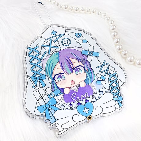 【G.triGerオリジナル 推し活グッズ】アクリルフレーム【天使界隈  垂れ耳ナース】トレカ・アクスタ用