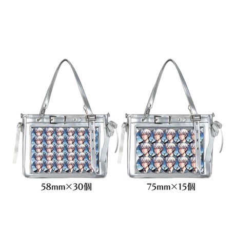 【soda薄荷茶】ベルト付きフェイクレザーキルティング痛バッグ【推し活グッズ】