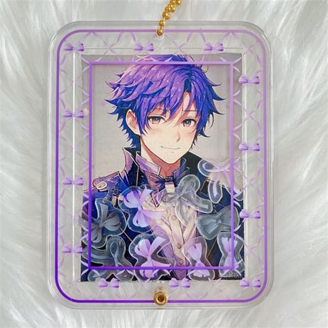 【G.triGerオリジナル 推し活グッズ】パーツ入りアクリルフレーム 【リボン】【トレカ・アクスタ用】