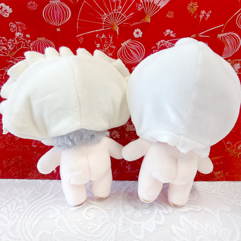 ぬい服】ぬいぐるみ用着ぐるみキャップ【10cm用】中華まん・餃子【推し