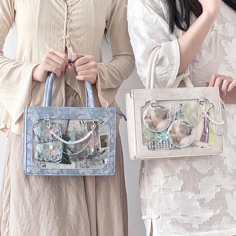 【呜咚小铺】花柄痛バッグ【推し活グッズ】