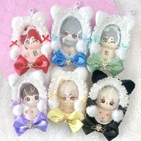 【G.triGerオリジナル】猫耳付きデコレーションぬいポーチ【ぬいバッグ,ぬいポーチ】【推し活グッズ】