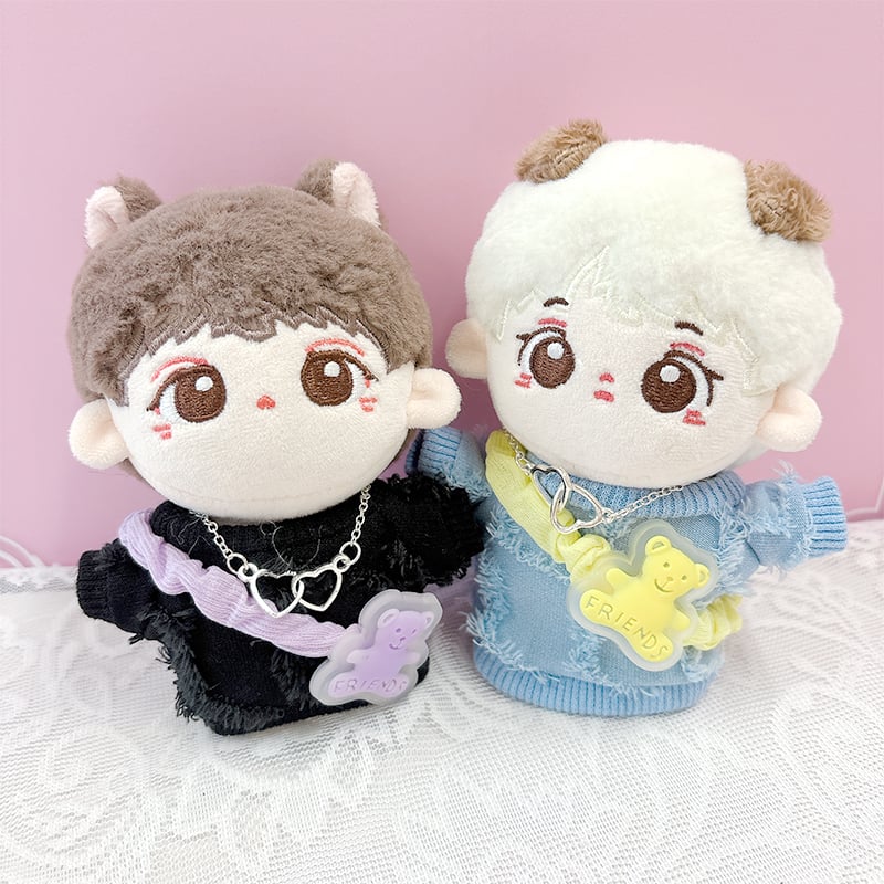 ぬい服】ぬいぐるみ用スウェット & アクセサリーセット 【10~15cm用
