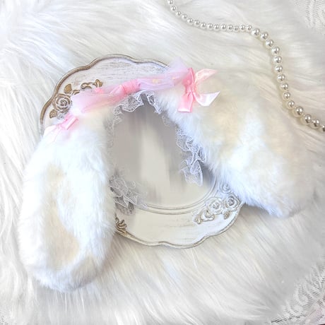 ぬいぐるみ用ふわふわ垂れ耳カチューシャ【15~20cm 用】【推し活グッズ】