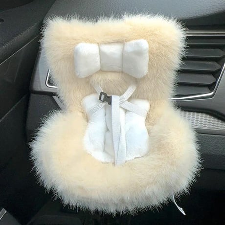 【ぬい服】10~15cmぬいぐるみ用ふわふわカーシート