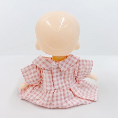 【ぬい服】レトロ・カントリー・ドレス　細身のぬいぐるみ・フィギュア・ドール用