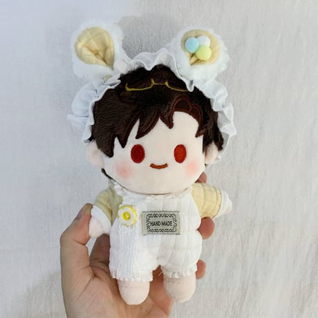 【ぬい服】ぬいぐるみ用ベビー服& ヘッドドレスセット 【15cm 用】【推し活グッズ】