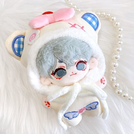 【ぬい服】着ぐるみキャップ&服セット【10cm用】【推し活グッズ】