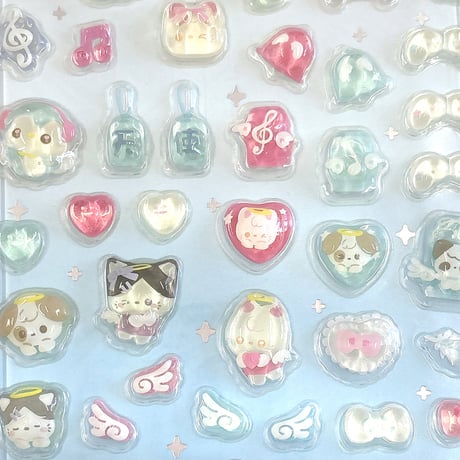 RosyPosy ぷくぷく3D立体シール