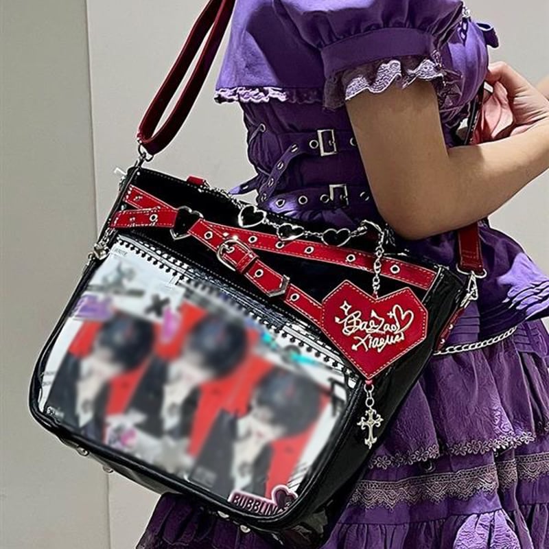 暴躁小梅】クロスベルト付き痛バッグ【推し活グッズ】 | G.triGer