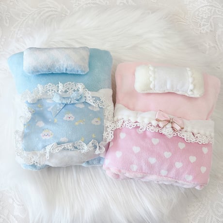 【ぬい服】ぬいぐるみ用ふわふわお布団 【10~15cm用】【推し活グッズ】