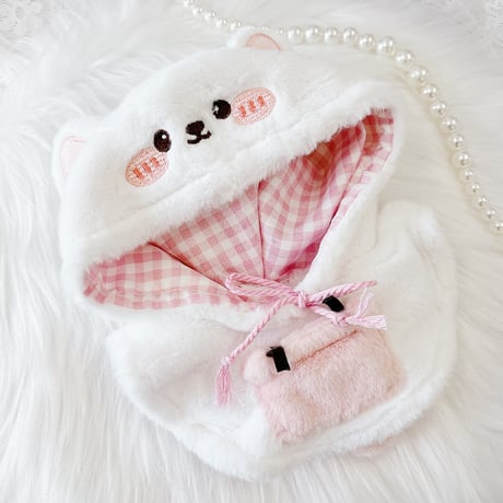 【ぬい服】ぬいぐみ用ポンチョ(20cm用)【推し活グッズ】