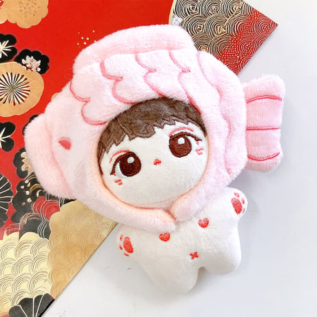 【ぬい服】ぬいぐるみ用着ぐるみキャップ 【たい焼き】10cm用【推し活グッズ】