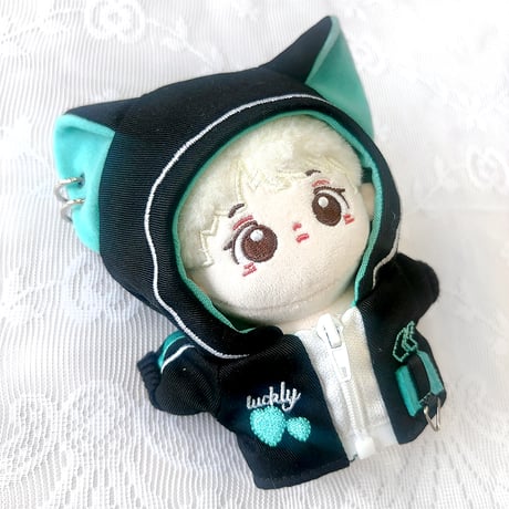 【ぬい服】猫耳サイバーパンクジャージ【推し活グッズ】
