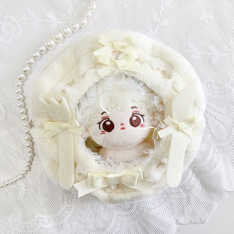 カラトリー装飾付きぬいポーチ【10cm用】【推し活グッズ】