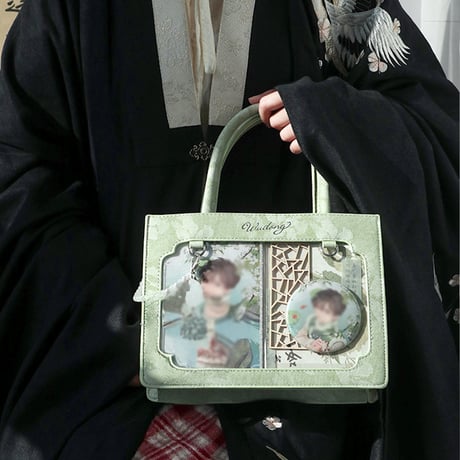 【呜咚小铺】花柄痛バッグ【推し活グッズ】